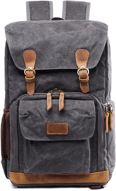 Cameratas Rugzak - Fototas Laptop - Fotografie Uitrusting - Hoge Capaciteit - 15 inch Laptop - Donkergrijs