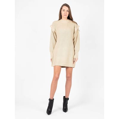 Silvian Heach jurk Vrouw beige