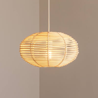 Nowodvorski Lighting Hanglamp RATTAN, Ø 40 cm, naturelbruin, rotan, E27