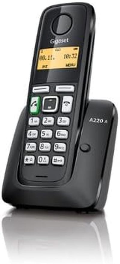 Draadloze Telefoon - Huistelefoon DECT - Thuiscommunicatie - Automatische Nummerherkenning - 1.4 Inch Scherm - Zwart