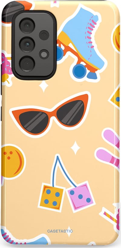 Casetastic Hoesje Geschikt voor Samsung A53 - Stijlvolle Beschermende Duo-layer Case - Milkshake vibes