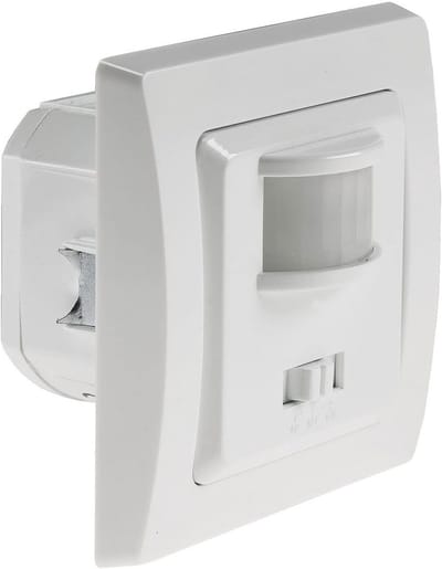 Bewegingsmelder Wit 400W voor Binnen - 2-Draad - Inclusief Frame