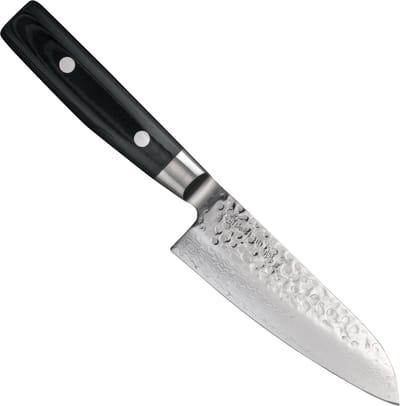Yaxell Zen Santoku Koksmes 12,5 cm – 37 Lagen Damaststaal – Canvas-Micarta Heft
