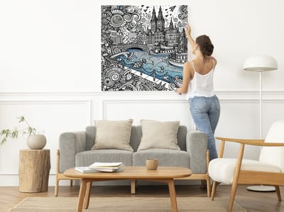 Kunstprint | Wanddecoratie | Forex | 75 × 75 cm