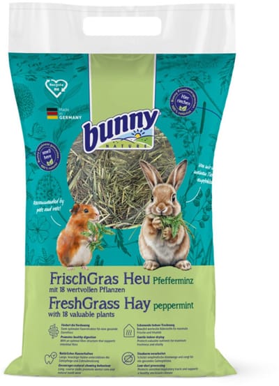 Hooi Pepermunt 500 Gr - Bunny Nature - Vezelrijk, Natuurlijke Voeding voor Knaagdieren