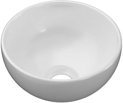 INK - Fontein Kom Rond Porselein - 240x240x120 mm - Glans Wit