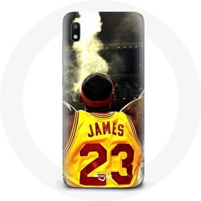 Coque pour Samsung Galaxy A10 Lebron James Joueur de Basketball zwart