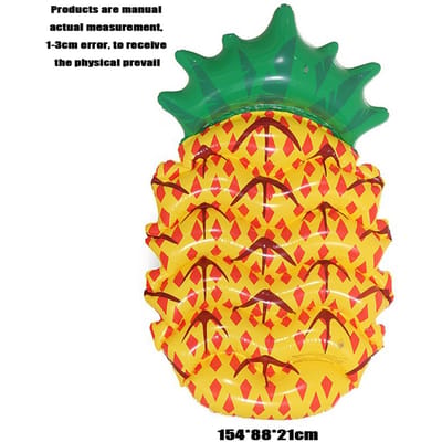 Fruitvorm strand drijvend opblaasbaar surfbord zwembad waterligstoel volwassen watersport surfboard luchtbed waterbank yellow