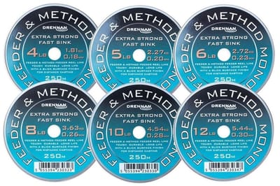 Drennan Feeder & Method Mono 250m - Maat : 6lb - 0.23mm