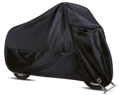 Waterdicht Motorhoes - Outdoor Afdekzeil voor motorfietsen - Motorhoezen Waterdichte - Motorafdekking - Outdoor & Indoor - Universeel Motor - 210D Oxford-stof - XL(245*105*125cm) - zwart