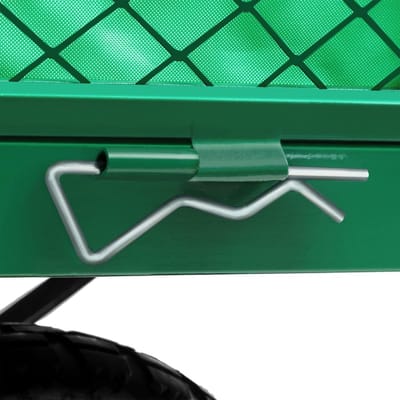 Bolderwagen met zijwanden - Transportwagen trolley - Tuin en klussen - Opklapbare zijwanden - 102 x 54 x 795 cm