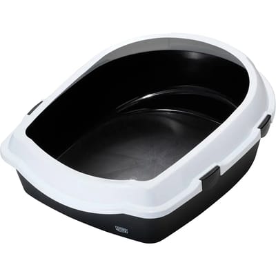 Ebi Space Open Kattenbak - Antraciet/Wit - 43 x 56 x 14 cm