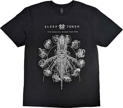 Sleep Token - Tomb Whale Heren T-shirt - S - Zwart