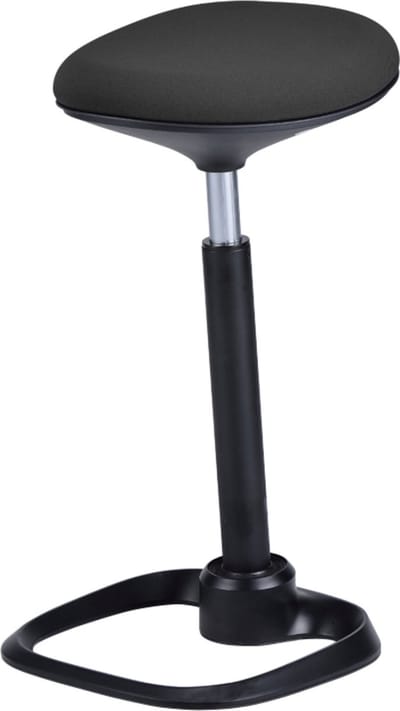 Office Hero® Swing Ergonomische Wiebelkruk - Balanskruk - Zit-Sta Kruk - In Hoogte Verstelbaar - Zwart