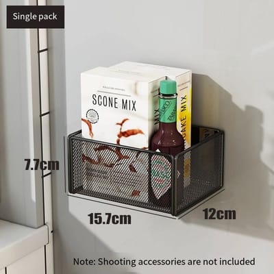 Huis Koelkast Plank Zijopslag Magnetische Zijhangmand Mand Doos Benodigdheden Huishoudelijke Houder S
