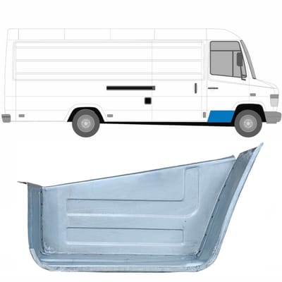 Reparatie voorste trap voor Mercedes Vario 1996- / Rechts