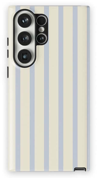 DripCase Gestreept Hoesje Samsung Galaxy S23 Ultra | Backcover met Mag | Stripes Motief | Trendy Case Samsung Galaxy S23 Ultra met Strepen Sunday Shore