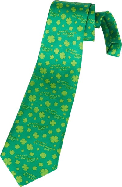 dressforfun - St. Patrick’s Day Das met klaverbladeren en tekst - verkleedkleding kostuum halloween verkleden feestkleding carnavalskleding carnaval feestkledij partykleding - 302559
