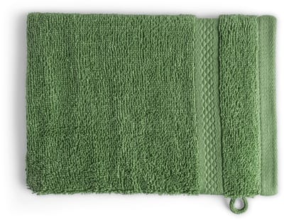 DoubleDry Hotel Washandjes 16 x 21 cm – Set van 6 – 100% Katoen 500 g/m2 – Zacht & Absorberend - Groen