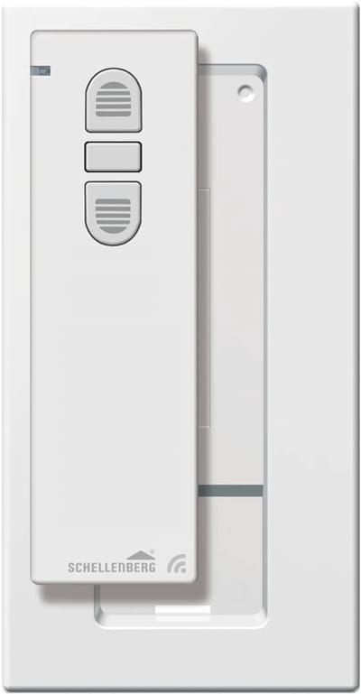 Schellenberg 20015 Smart Home radiozender, 1 kanaal, 868,4 MHz, wit, afstandsbediening voor verlichting, stopcontacten en rolluiken.