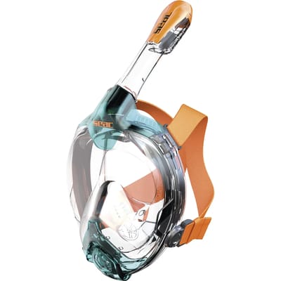 Seac Libera, New Generatie Geïntegreerd Snorkelmasker, Hypoallergene Silicone, Snelsluiting, 3 Maten