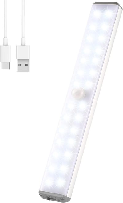 Oplaadbare Bewegingssensor Kastverlichting - Draadloos LED Nachtlampje voor Kast, Trap en Keuken