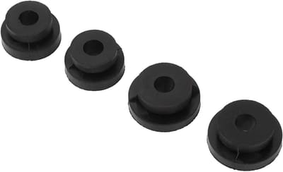 Radiateur Bevestiging - Doorvoertules Rubber - Motor Stabiliseren - Hoge Veerkracht - 4 Stuks - Zwart