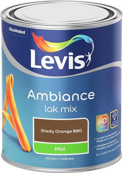 Levis - Ambiance Lak Mat Mix - Shady Orange B80 - Mengverf - 1 L