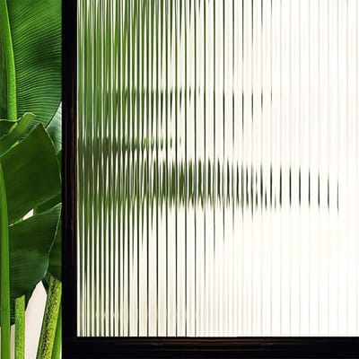 Famanu – Raamfolie voor inkijkbescherming, 44,5 x 200 cm, statische en afneembare bevestiging, UV-blokkering en warmte-isolatie