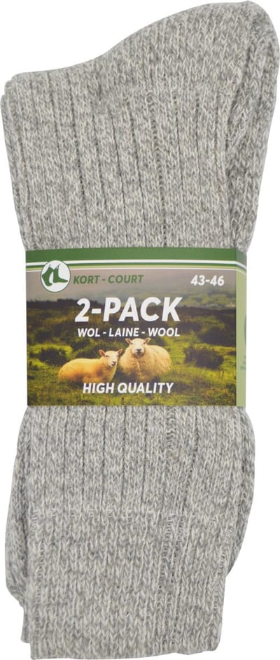 Warme heren sokken - Noorse thermo wol - Heren Maat 39/42 - 4 paar - Zeer Sterk