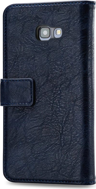Mobilize Telefoonhoesje geschikt voor Samsung Galaxy J4 Plus Hoesje | Mobilize Elite Gelly Bookcase | Pasjeshouder voor 3 Pasjes | Telefoonhoesje voor Pinpas / OV Kaart / Rijbewijs - Blauw