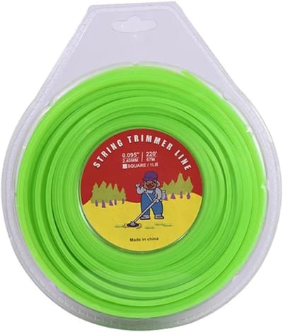 Trimmer Draad - Grasmaaier Touw - Gazon Onderhoud - Vierkante Vorm - 67 Meter - Geel