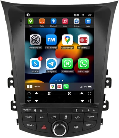 Carplay autoradio geschikt voor Hyundai i30 | 2012 t/m 2017 | Android 13 | Draadloos Apple Carplay & Android Auto | 2GB + 32GB | Tesla Style | 8-Core processor | Davilon | 2025 model | 2012 2013 2014 2015 2016 2017 | Bluetooth & Wifi