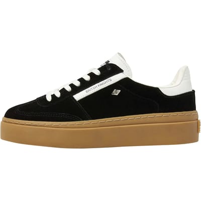 British Knights - Re-Issue Dames Sneakers Laag - Maat 37 - Zwart - Suede - Vrouwen Schoenen