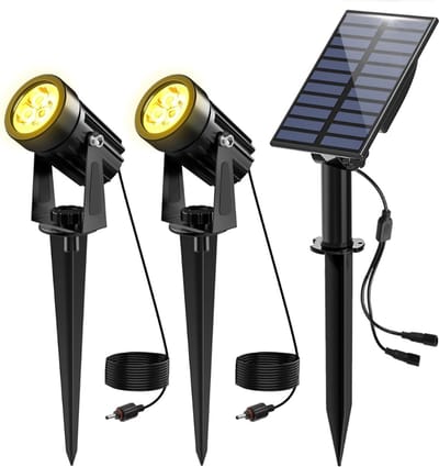 DailySupplies® Tuinverlichting op Zonne Energie - Solar Buitenlampen -Zwart