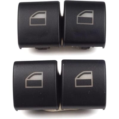 BDP59-2 4 pièces gauche ou droite fenêtre électrique bouton de commutation couvercle de remplacement 61316902175 pour BMW série 3 E46 X5 X3