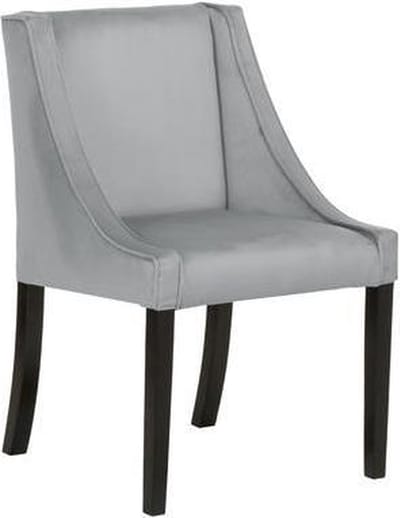 Chanel Prestige armstoel in velours Georgia IV grijze fauteuil