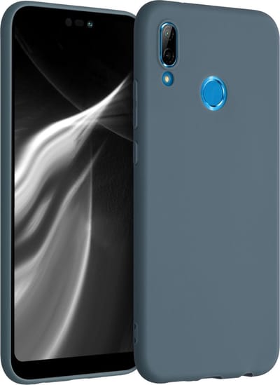 kwmobile telefoonhoesje geschikt voor Huawei P20 Lite - Hoesje voor smartphone - Back cover in leisteen