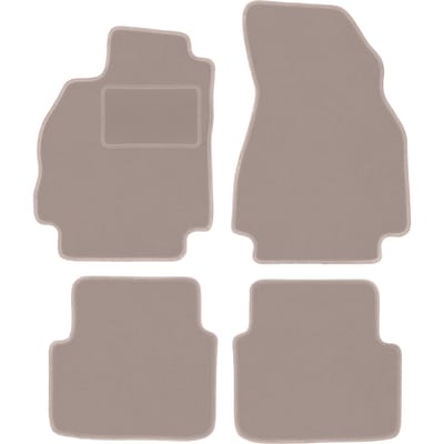 Beige veloursmatten voor: Renault Megane II stationwagen, Grandtour (2002-2008)