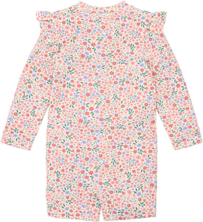 Little Dutch Zwempak Lange Mouwen - Dreamy Flowerfield - Maat 98/104
