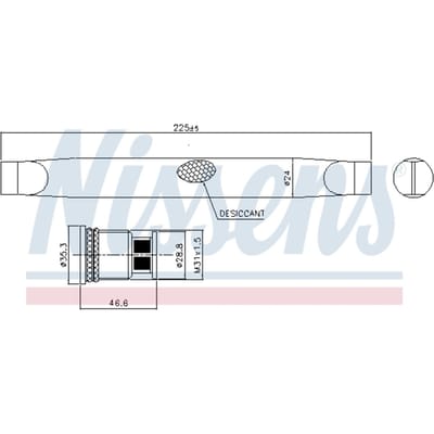 Droger, airconditioningsysteem NISSENS 95786