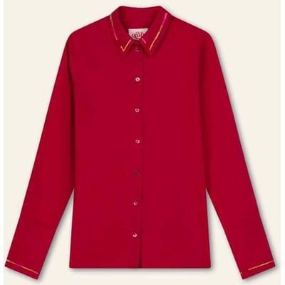 Oilily Bloom Blouse- maat34 Persian Rood