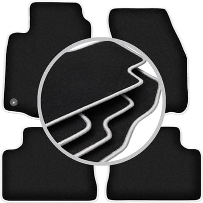 CARLUX-SILVER automatten voor: Mitsubishi Colt V / CJO hatchback (1996-2003)