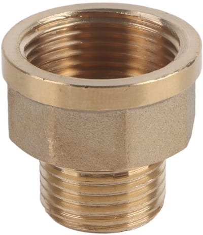 Dailygoody - Messing buisfitting reducerende bus - 22mm tot 15mm slang adapter - Goud - Verloopstuk - Ideaal voor water en gas - Geschikt voor di