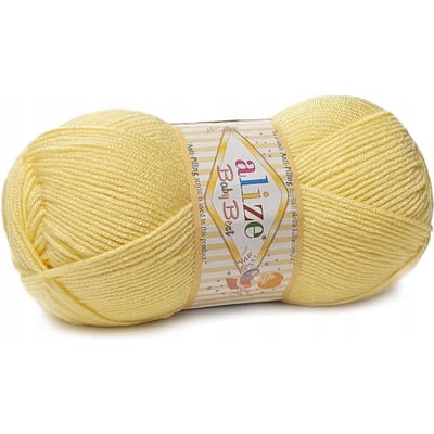 Alize baby best fil doux et délicat jaune pâle 250