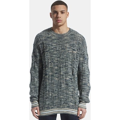Lyle & Scott Space Dye Crew Neck Dark Navy/ Viaduct Taglia: S | Maglioni a maglia Outlet | Uomo | Blu