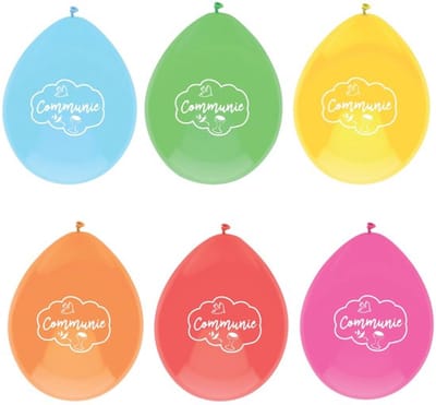 communieballonnen 15 stuks 30cm diverse kleuren communie feest