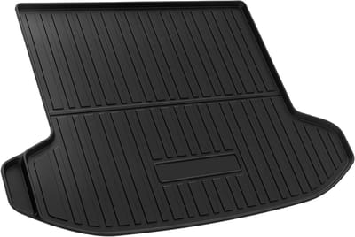 Flat Boot Mat Achterkoffer met Verticale Strepen, Antislip en Perfecte Pasvorm voor Kia Sportage 2023-2025, Duurzaam en Waterafstotend