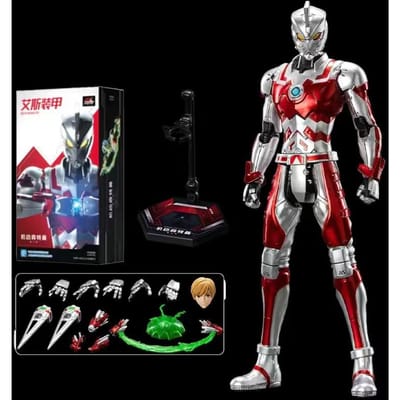 ZD Toys Figurine Ultraman Kotaro Higashi Costume Zéro Costume Tiga Ace Ultra Seven Ultraman Jack Dessin Animé Jouets à Collectionner Cadeaux d'Anniversaire gray