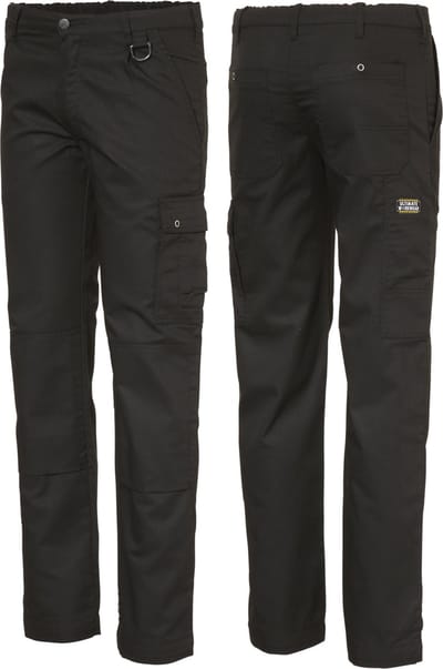 Ultimate Workwear - Standaard Werkbroek DAVOS - 100% katoen 320 gr/m2- Zwart